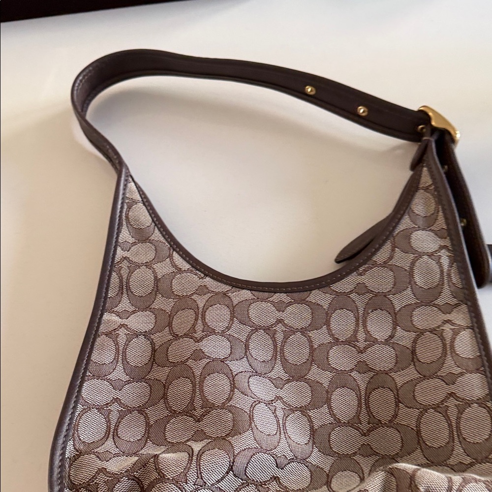 Elegant Coach Brown Designer Shoulder Bag